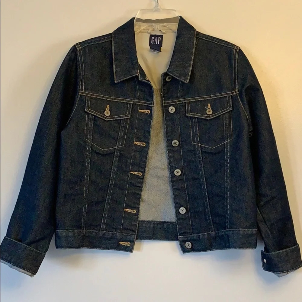 Gap Kids - 14/16,‎ XXL, dark wash denim jacket